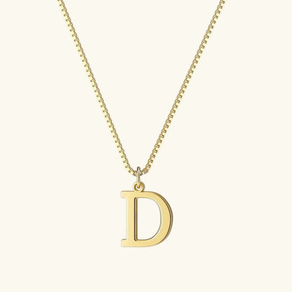 [Raffine]Therese Letter Initial Gold Necklace