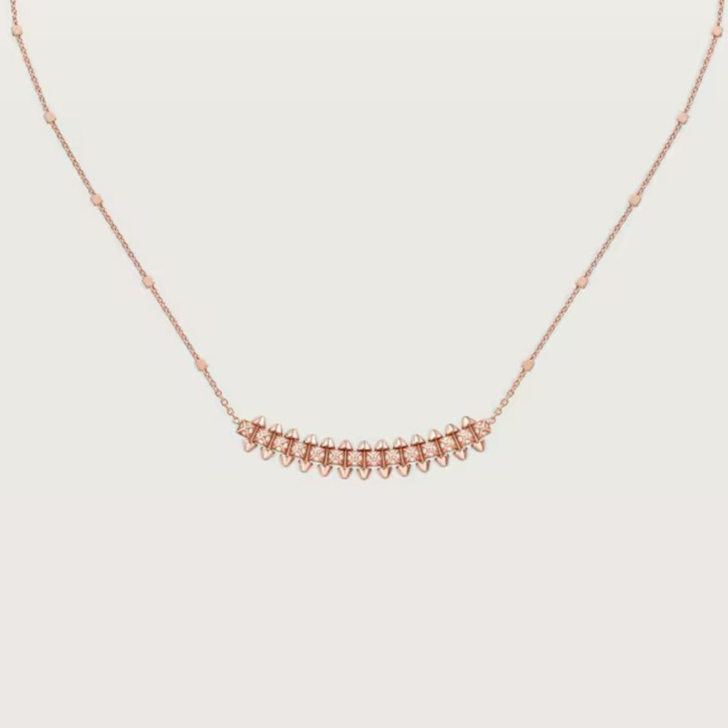 [Raffine]CLASH  SMALL FULL DIAMOND NECKLACE