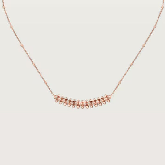 [Raffine]CLASH  SMALL FULL DIAMOND NECKLACE
