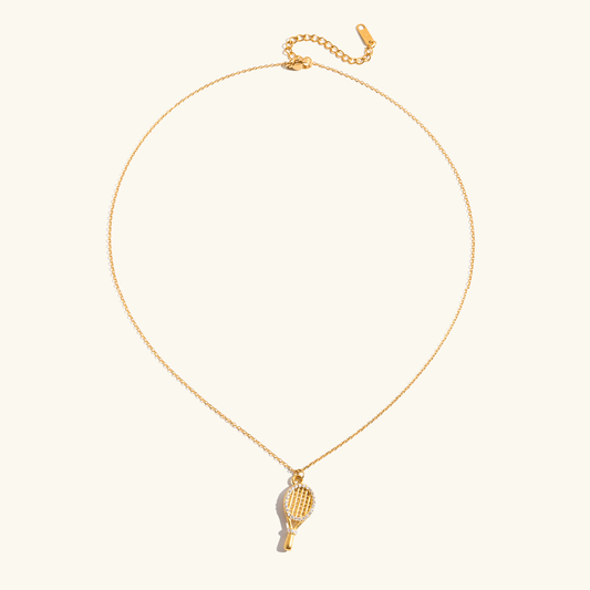 [Raffine]Aces Gold Tennis Pendant