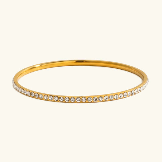 [Raffine]Kalista Diamond Gold Bangle