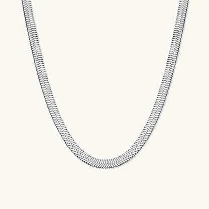 [Raffine]Elysian Gold Herringbone Necklace