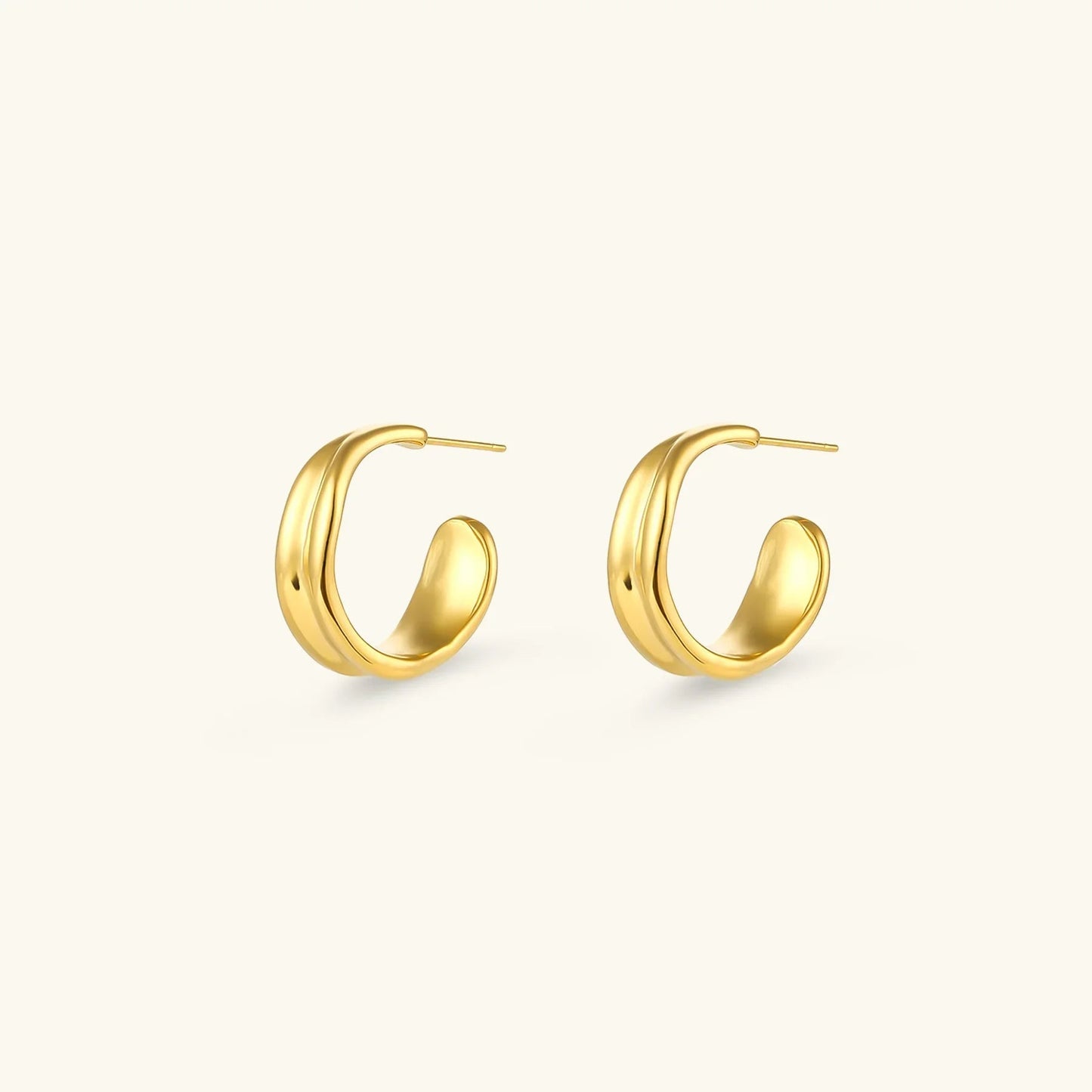 [Raffine]Emily Wave Earrings