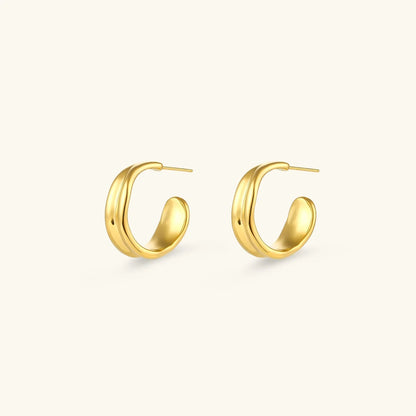 [Raffine]Emily Wave Earrings