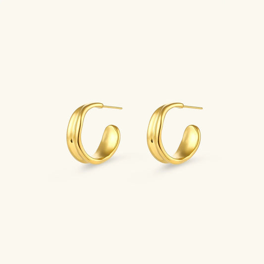 [Raffine]Emily Wave Earrings