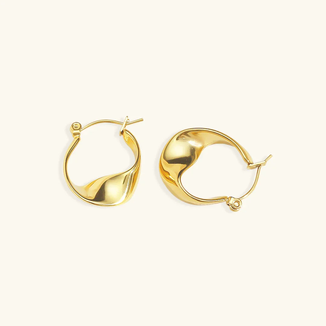 [Raffine]Esti Irregular Hoop Earrings
