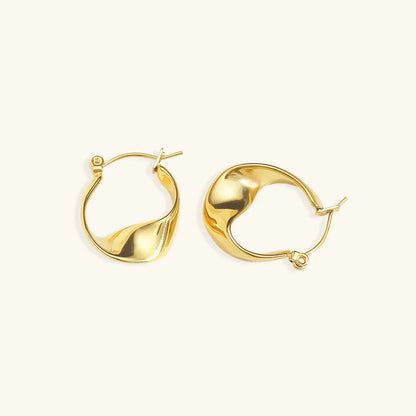 [Raffine]Esti Irregular Hoop Earrings