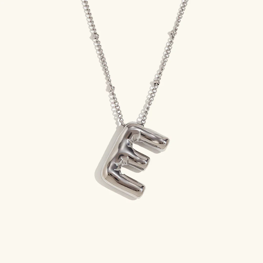 [Raffine]Balloon Gold Initial Necklace