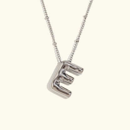 [Raffine]Balloon Gold Initial Necklace