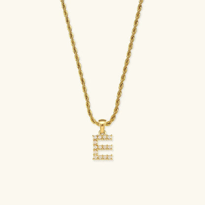 [Raffine]Elodie Initial Letter Pearl Necklace