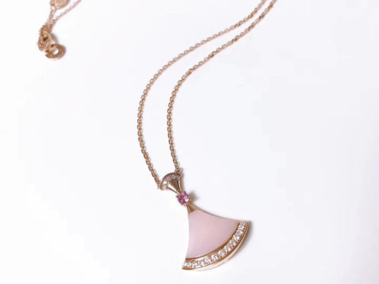 [Raffine]DREAM NECKLACE PINK MOP DIAMOND