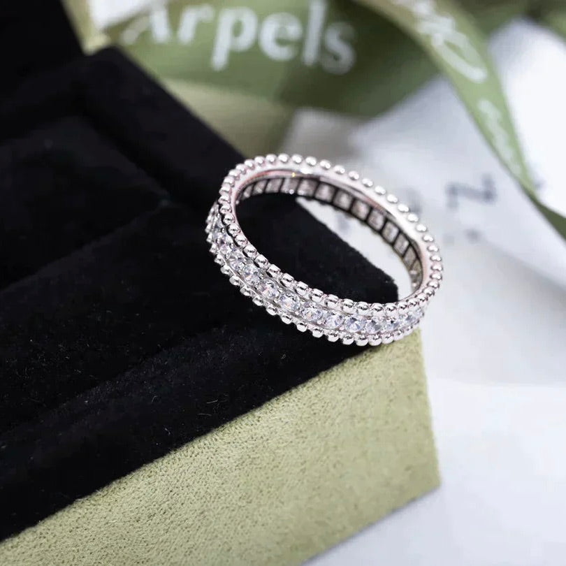 [Raffine]PERLEE DIAMOND SILVER RING