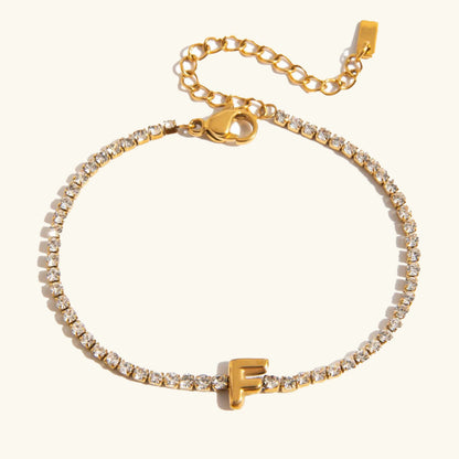 [Raffine]Avaria Bubble Letter Tennis Bracelet