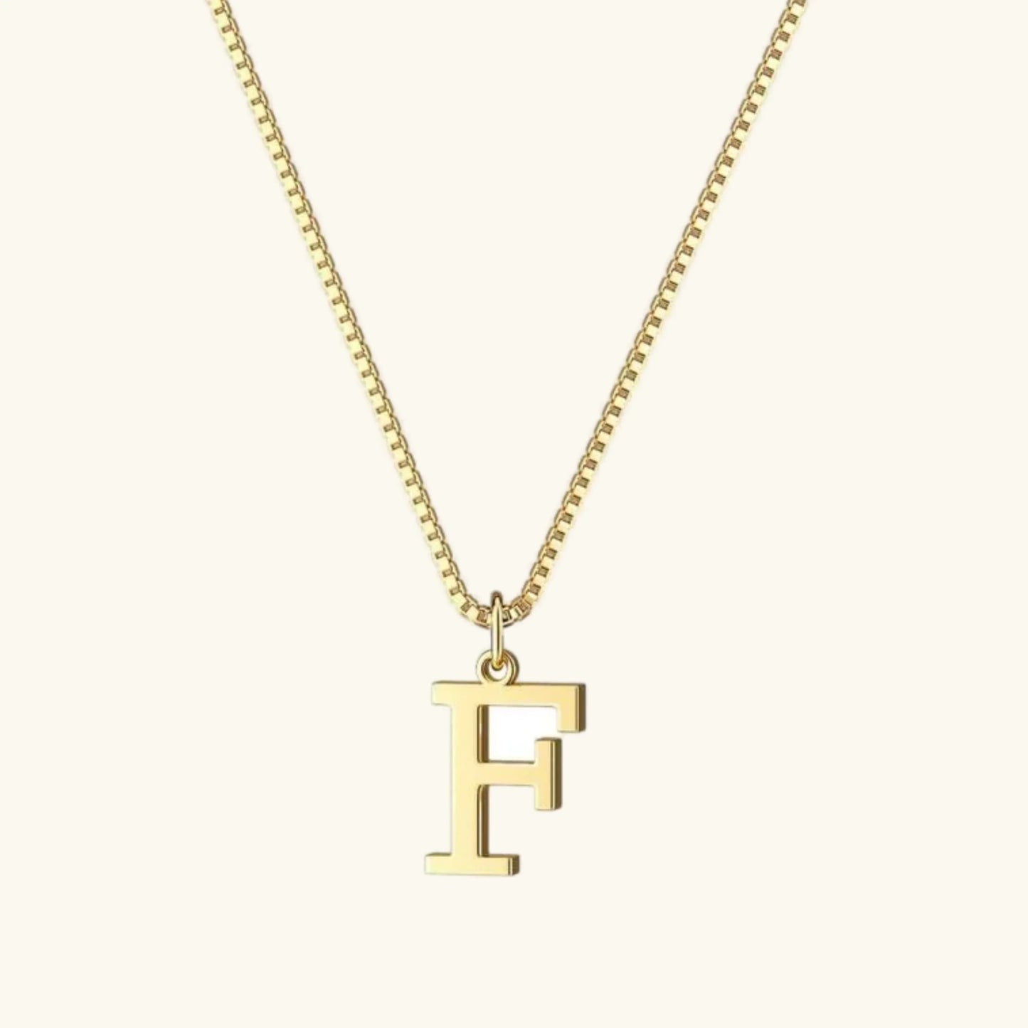 [Raffine]Therese Letter Initial Gold Necklace