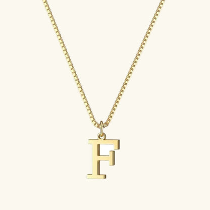[Raffine]Therese Letter Initial Gold Necklace