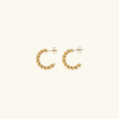 [Raffine]Gigi Twist Gold Earrings