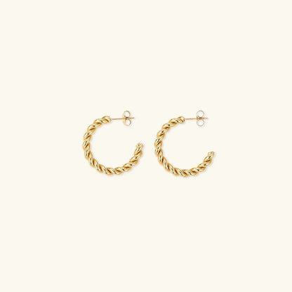[Raffine]Gigi Twist Gold Earrings