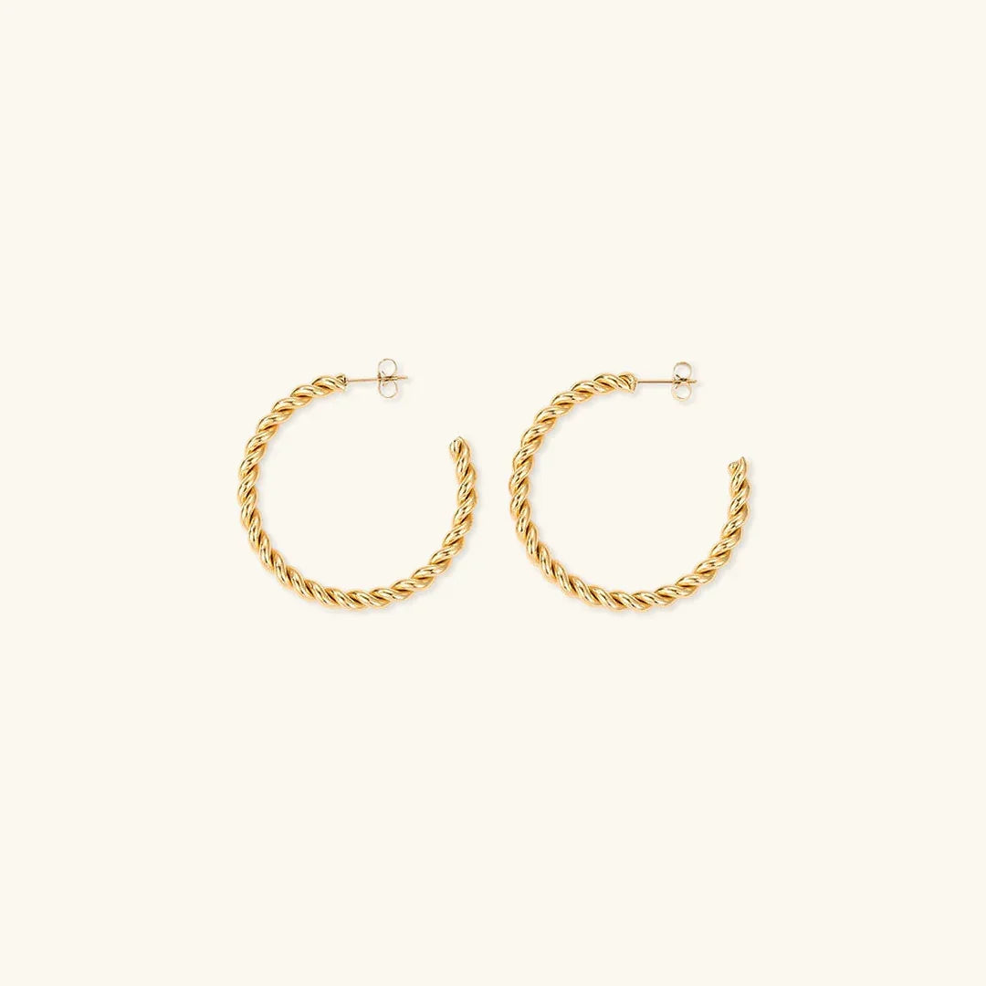 [Raffine]Gigi Twist Gold Earrings