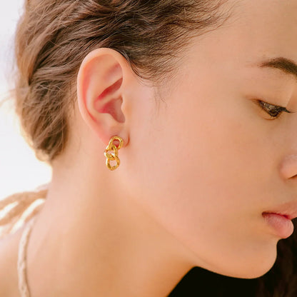 [Raffine]Giselle Gold Chain Earring