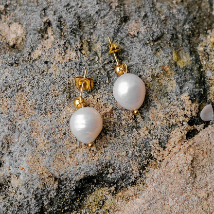 [Raffine]Gloria Freshwater Pearl Earrings
