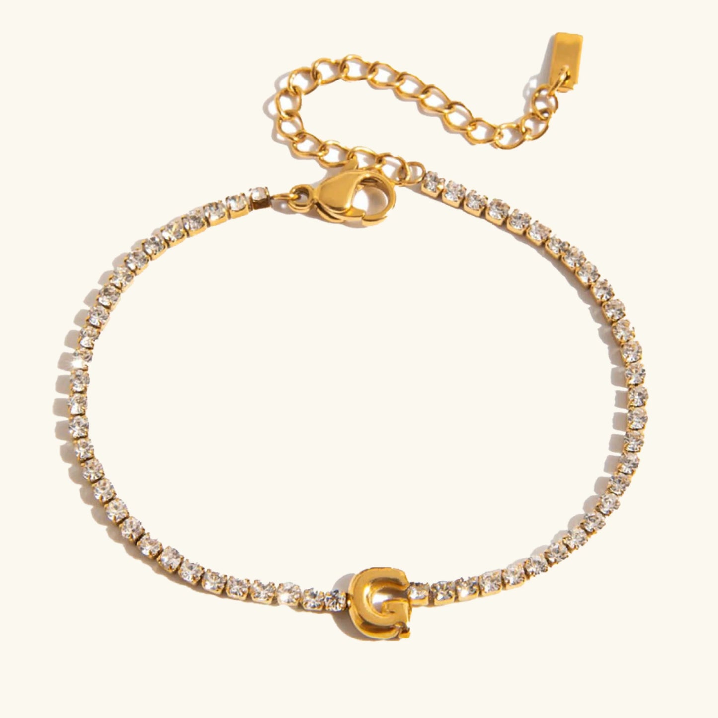 [Raffine]Avaria Bubble Letter Tennis Bracelet