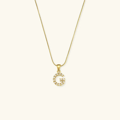 [Raffine]Augustine Initial Letter Pearl Necklace
