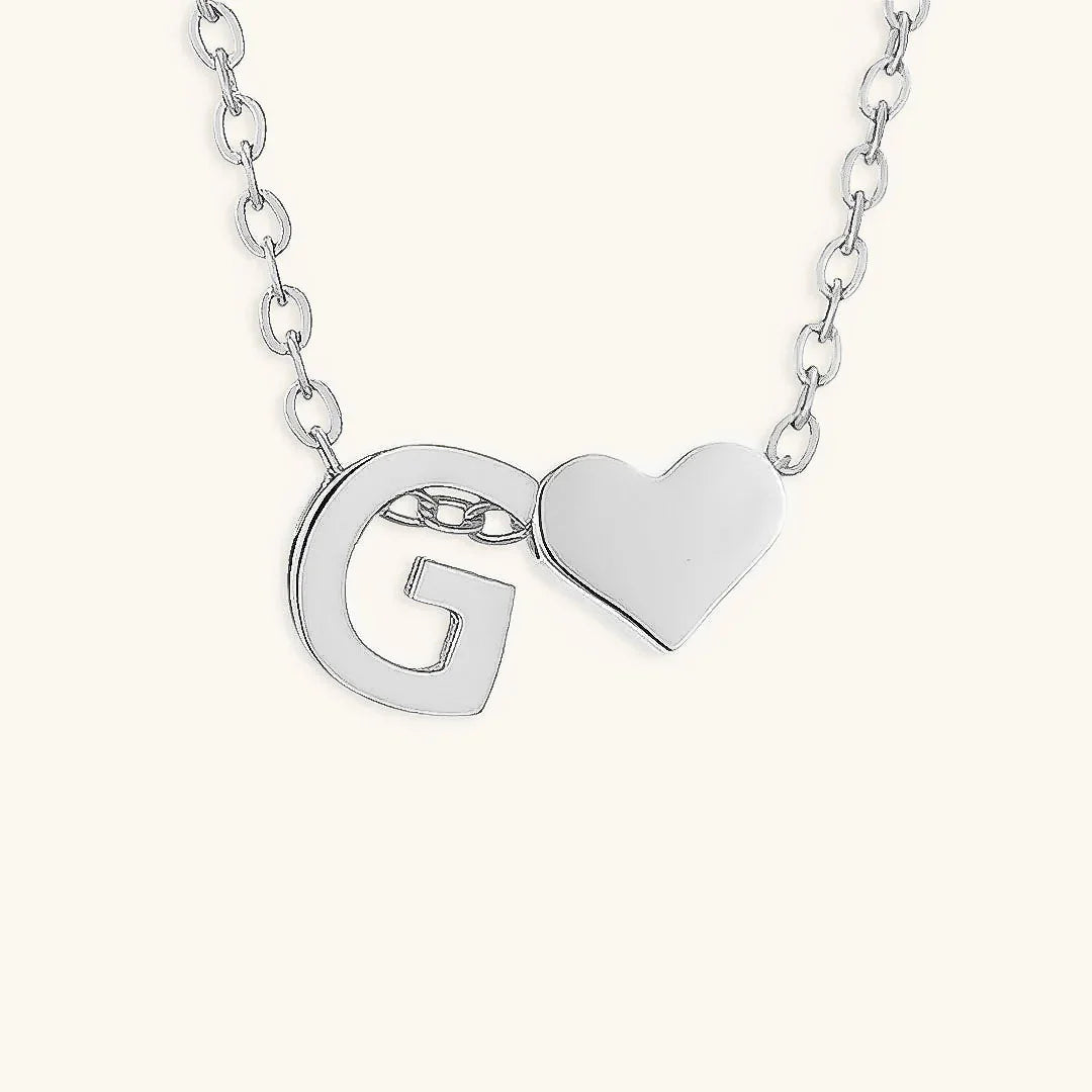 [Raffine]Ria Initial Letter Gold Necklace