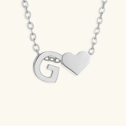 [Raffine]Ria Initial Letter Gold Necklace
