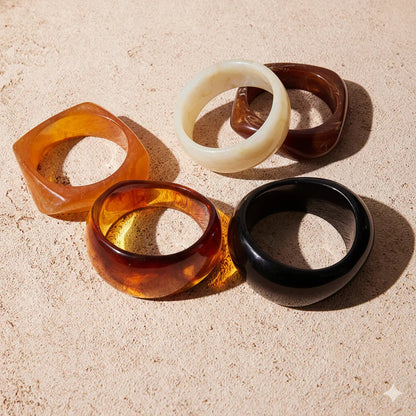[Raffine]Kaitlyn Chunky Acrylic Bangle