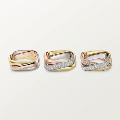 [Raffine] TRINITY 3.5MM CUSHION RING COLLECTION