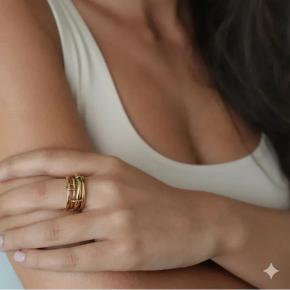 [Raffine]Christabel Diamond Ring Stack