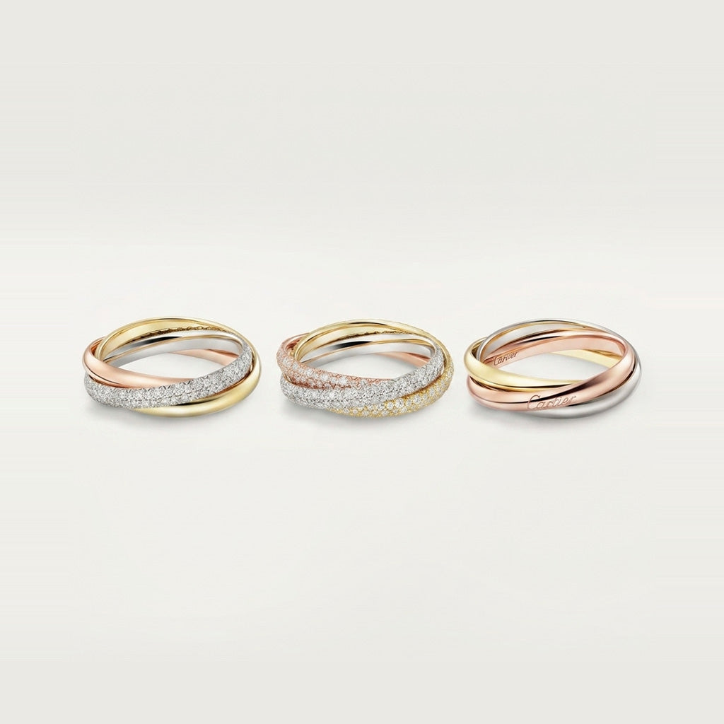[Raffine]TRINITY 2.5MM RING COLLECTION
