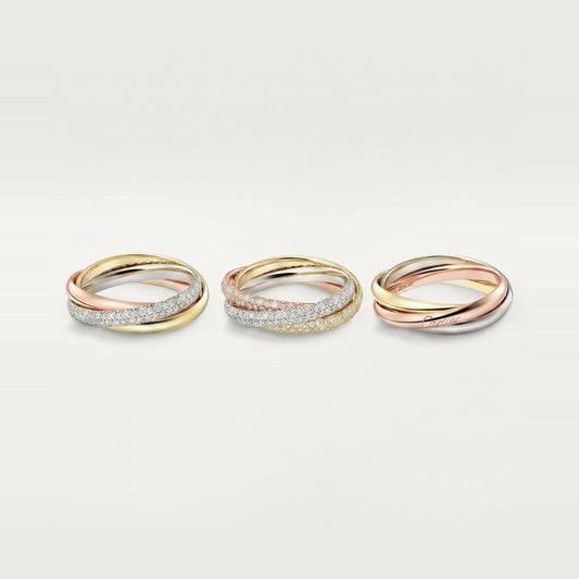 [Raffine]TRINITY 2.5MM RING COLLECTION