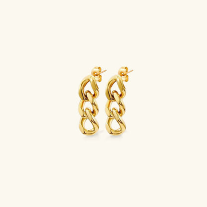 [Raffine]Giselle Gold Chain Earring