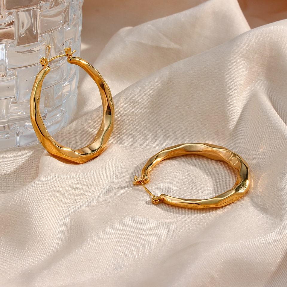 [Raffine]Aire Hoop Earrings