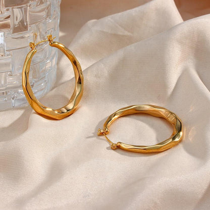 [Raffine]Aire Hoop Earrings