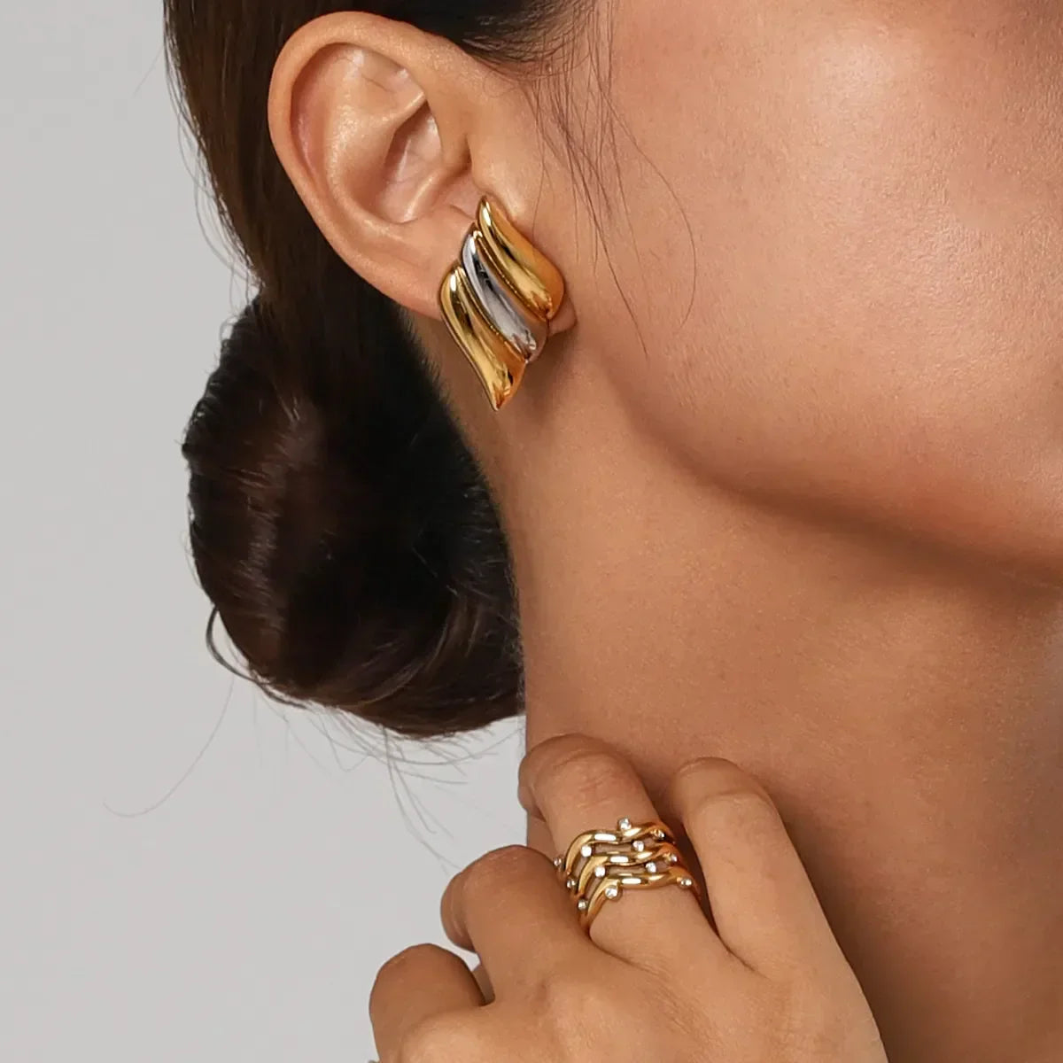 [Raffine]Vera Gold Earrings