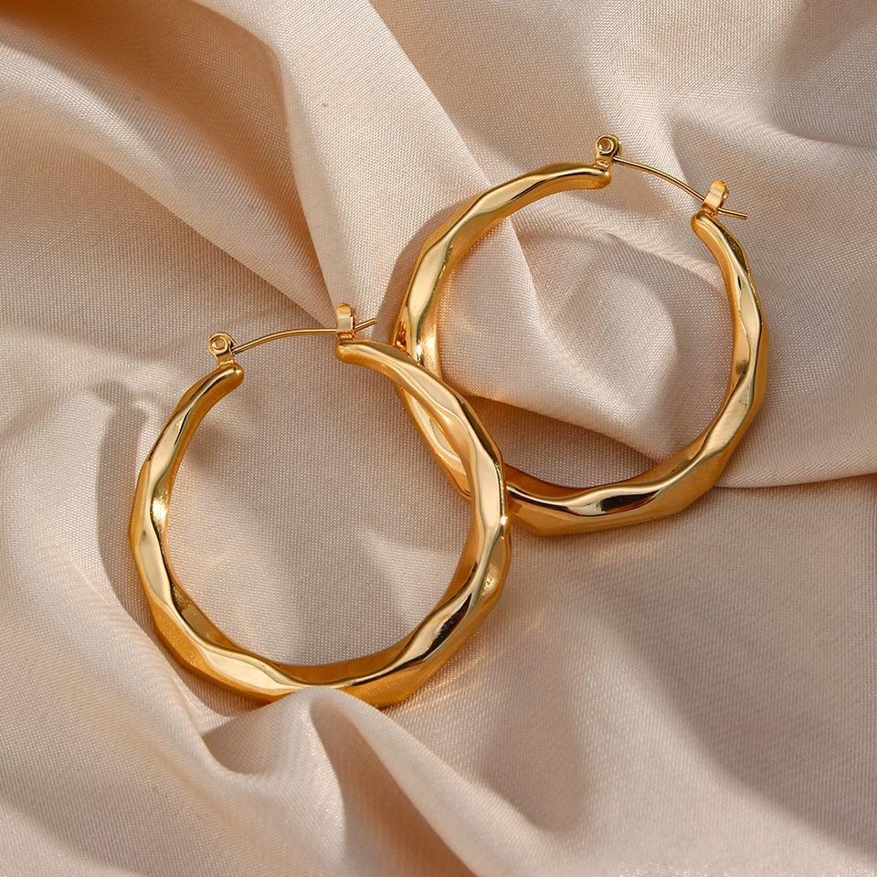 [Raffine]Aire Hoop Earrings