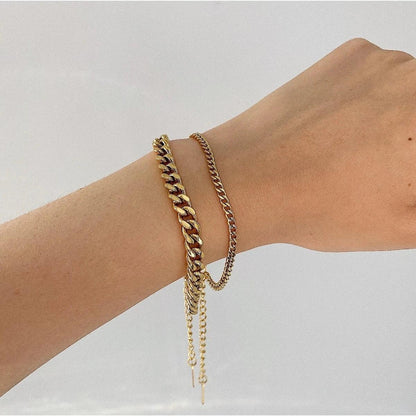 [Raffine]Jean Gold Chain Bracelet