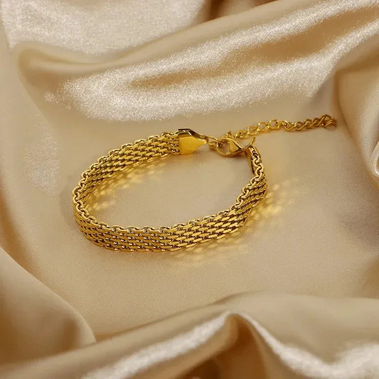 [Raffine]Imara Gold Chain Bracelet