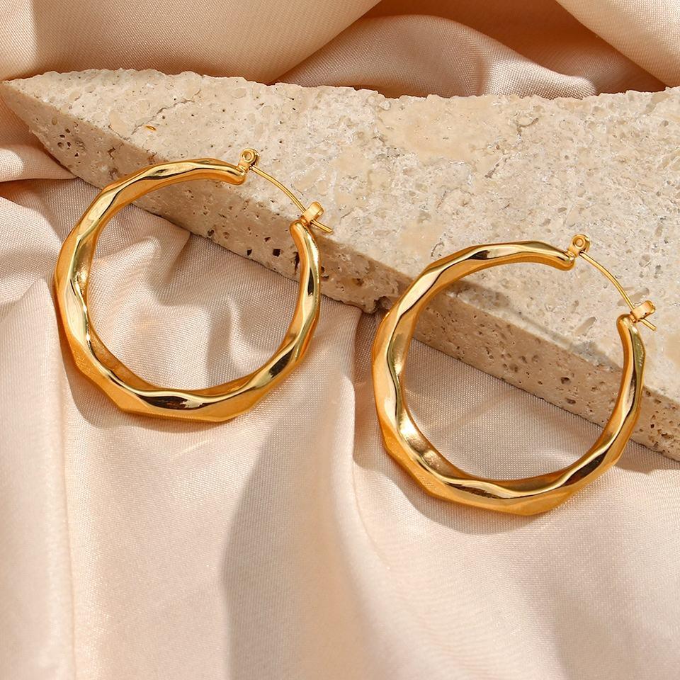 [Raffine]Aire Hoop Earrings