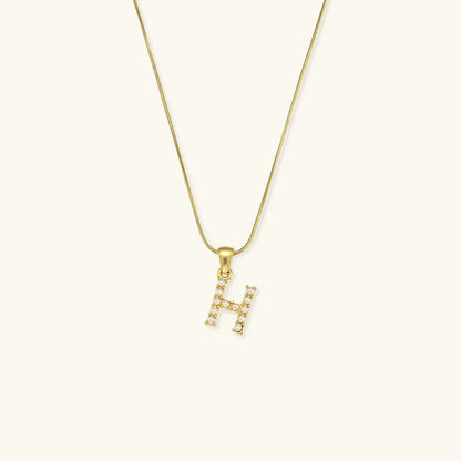[Raffine]Augustine Initial Letter Pearl Necklace