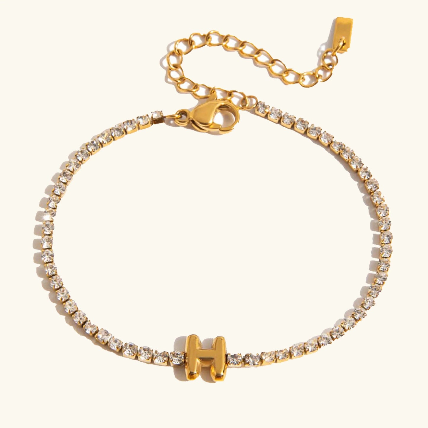 [Raffine]Avaria Bubble Letter Tennis Bracelet