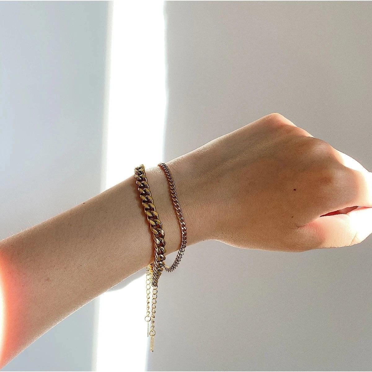 [Raffine]Jean Gold Chain Bracelet