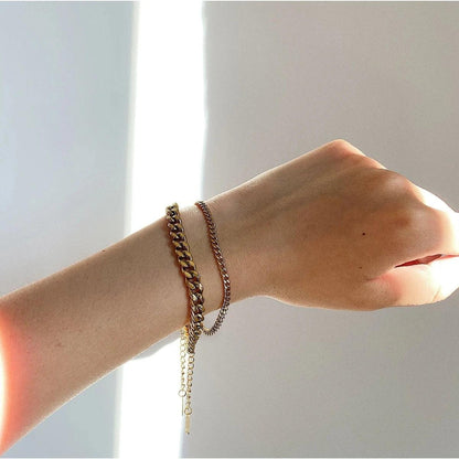 [Raffine]Jean Gold Chain Bracelet