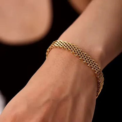 [Raffine]Imara Gold Chain Bracelet