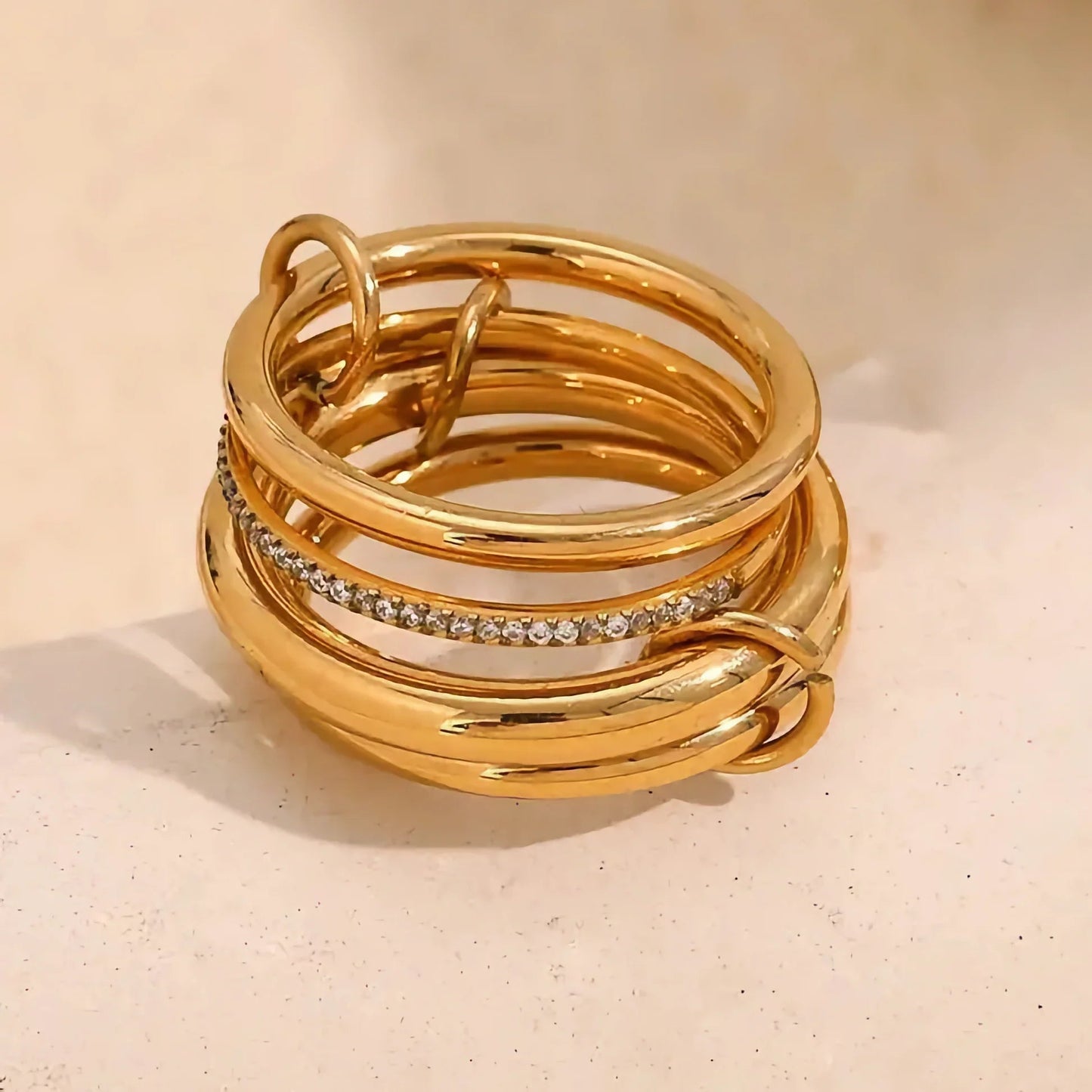 [Raffine]Christabel Diamond Ring Stack
