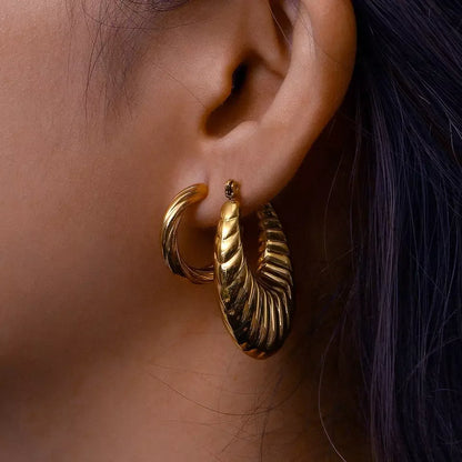 [Raffine]Camila Croissant Earrings