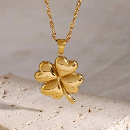 [Raffine]Ella Clover Gold Necklace