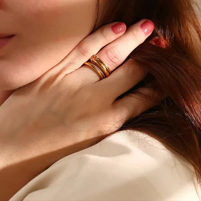 [Raffine]Christabel Diamond Ring Stack